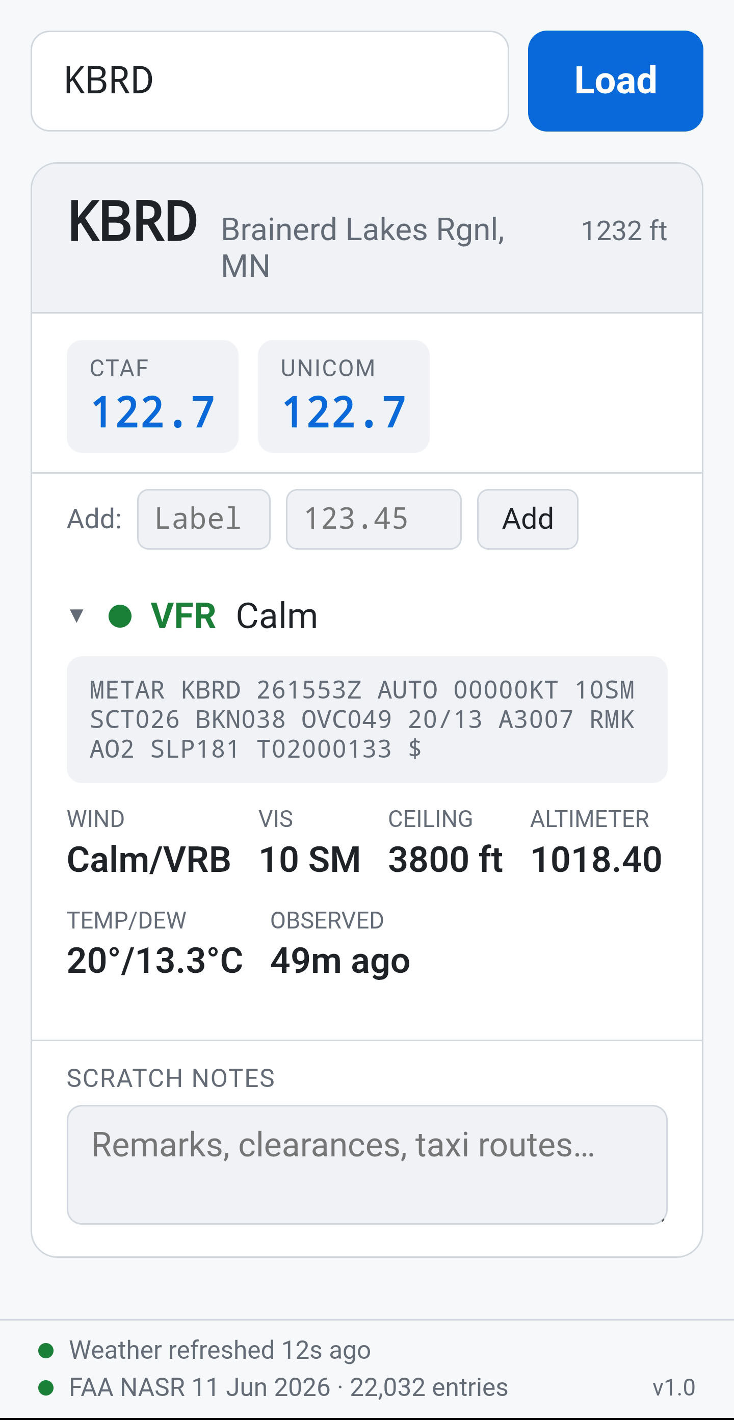 WhatTheFreq mobile screenshot